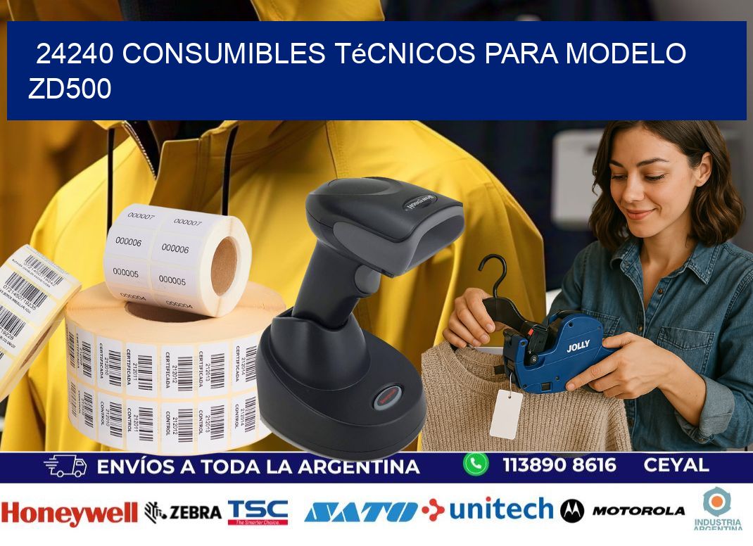 24240 consumibles técnicos para modelo zd500