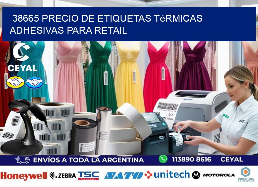38665 precio de etiquetas térmicas adhesivas para retail