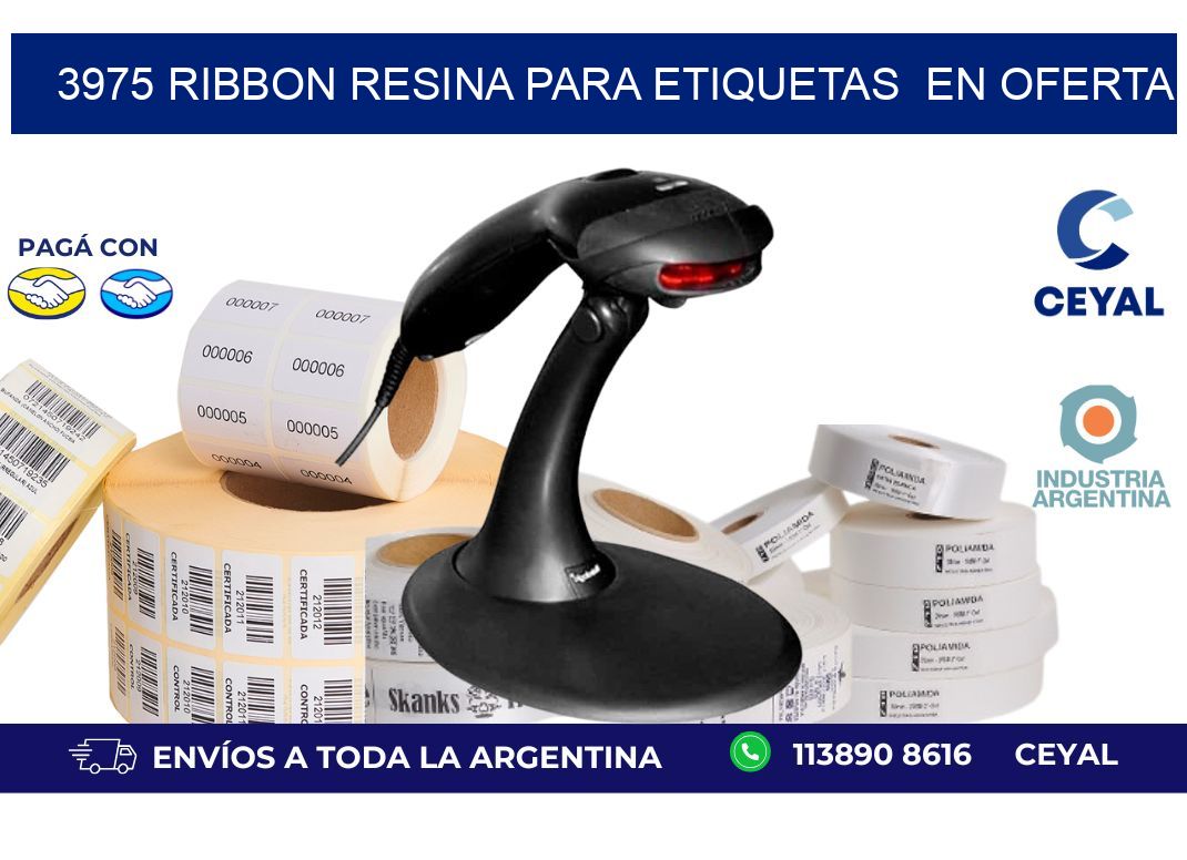 3975 ribbon resina para etiquetas en oferta