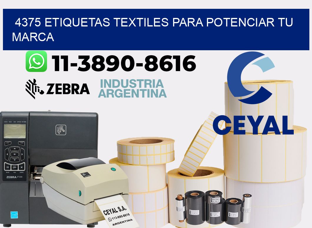 4375 Etiquetas textiles para potenciar tu marca