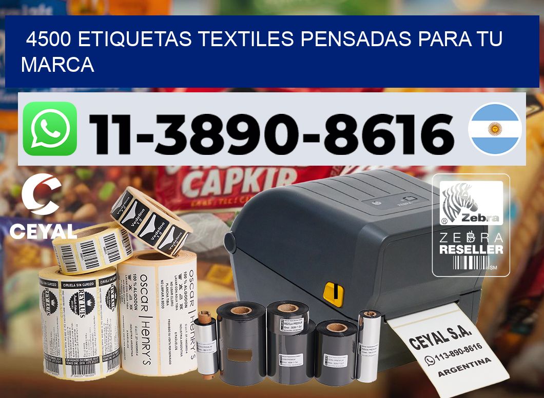 4500 Etiquetas textiles pensadas para tu marca