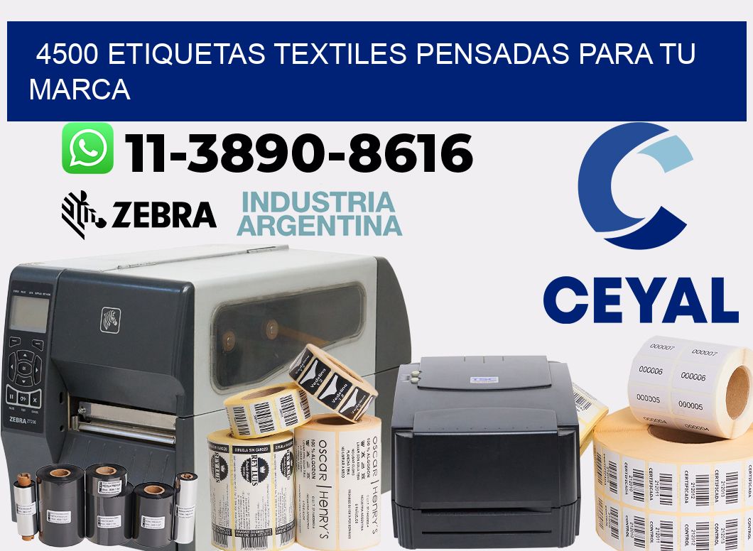 4500 Etiquetas textiles pensadas para tu marca