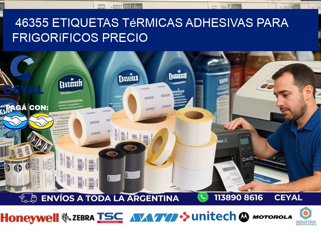 46355 etiquetas térmicas adhesivas para frigoríficos precio