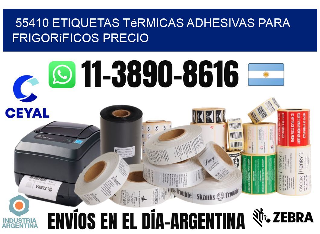 55410 etiquetas térmicas adhesivas para frigoríficos precio