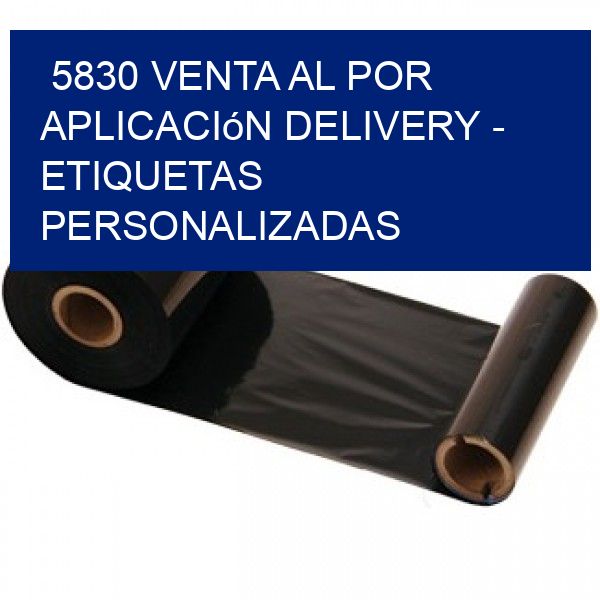 5830 Venta al Por Aplicación delivery - Etiquetas Personalizadas