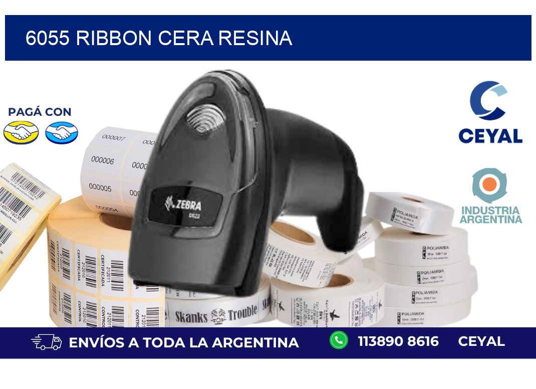 6055 ribbon cera resina