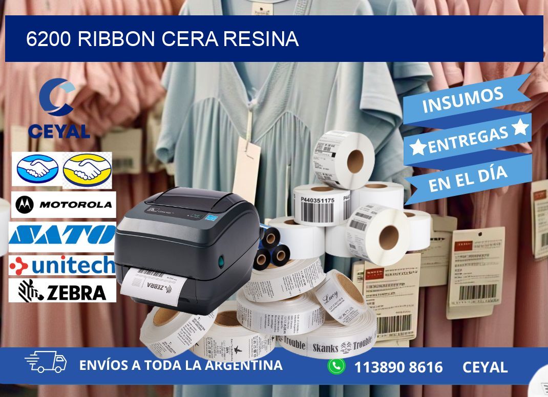 6200 ribbon cera resina