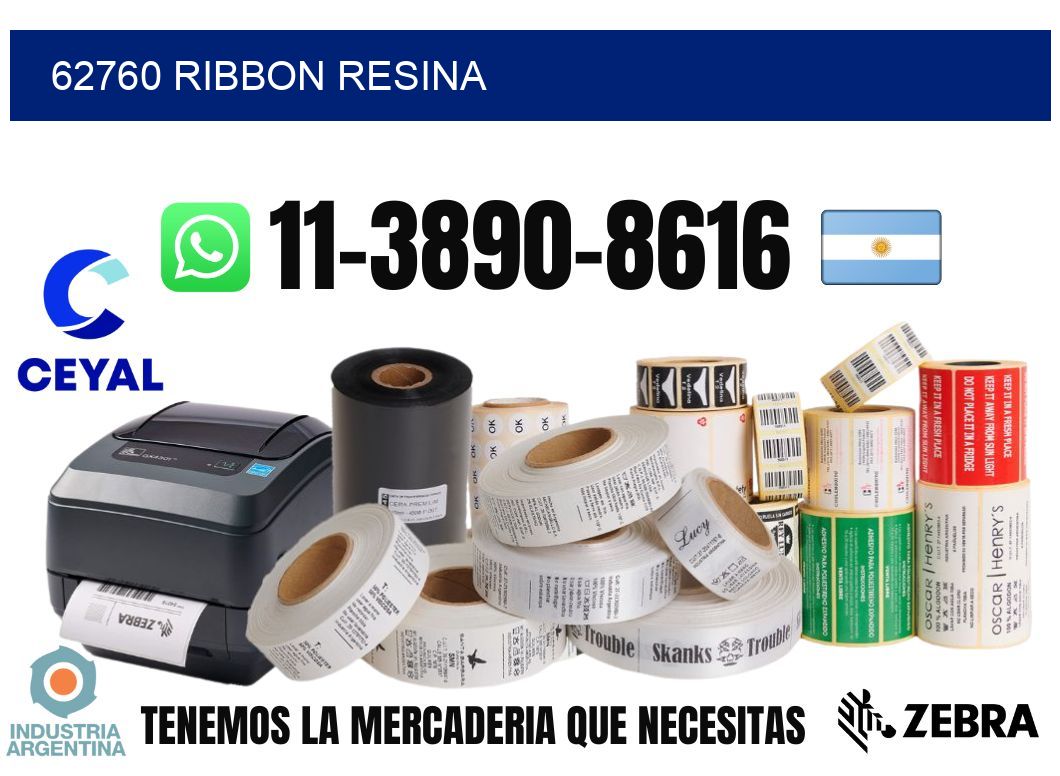 62760 ribbon resina