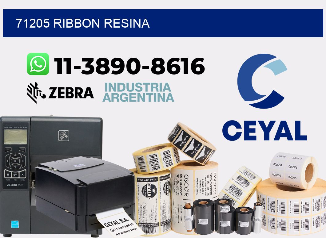 71205 ribbon resina