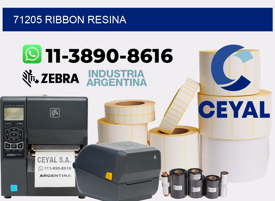 71205 ribbon resina