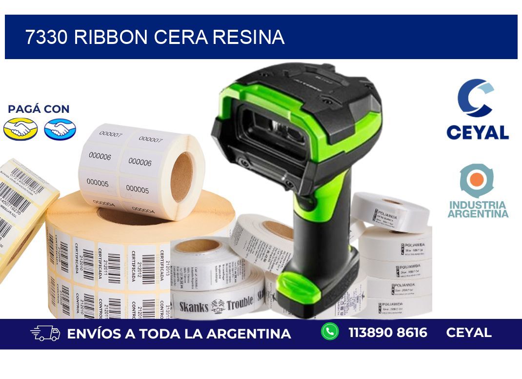 7330 ribbon cera resina