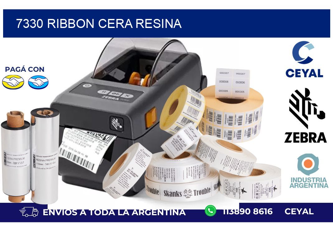 7330 ribbon cera resina