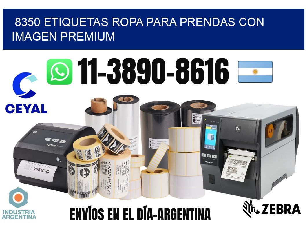 8350 Etiquetas ropa para prendas con imagen premium