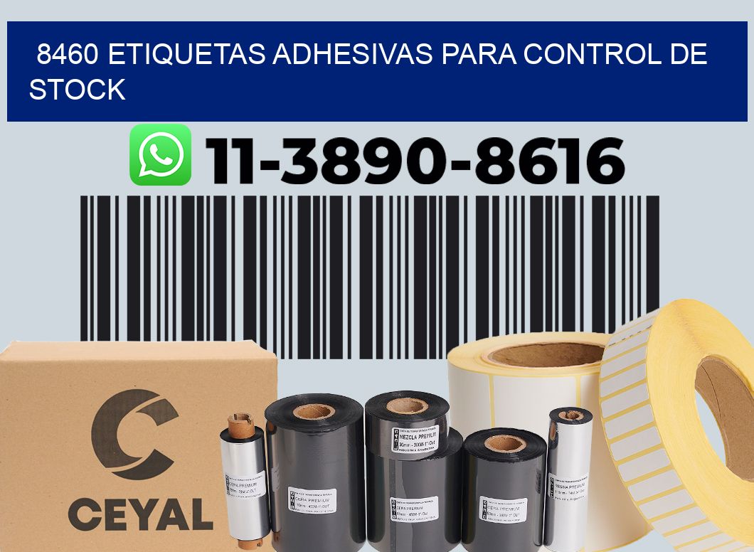 8460 Etiquetas adhesivas para control de stock
