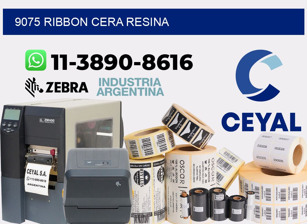 9075 ribbon cera resina
