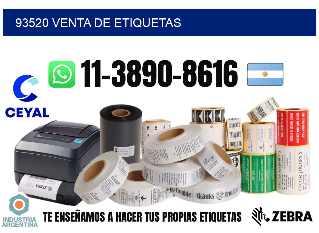 93520 venta de etiquetas