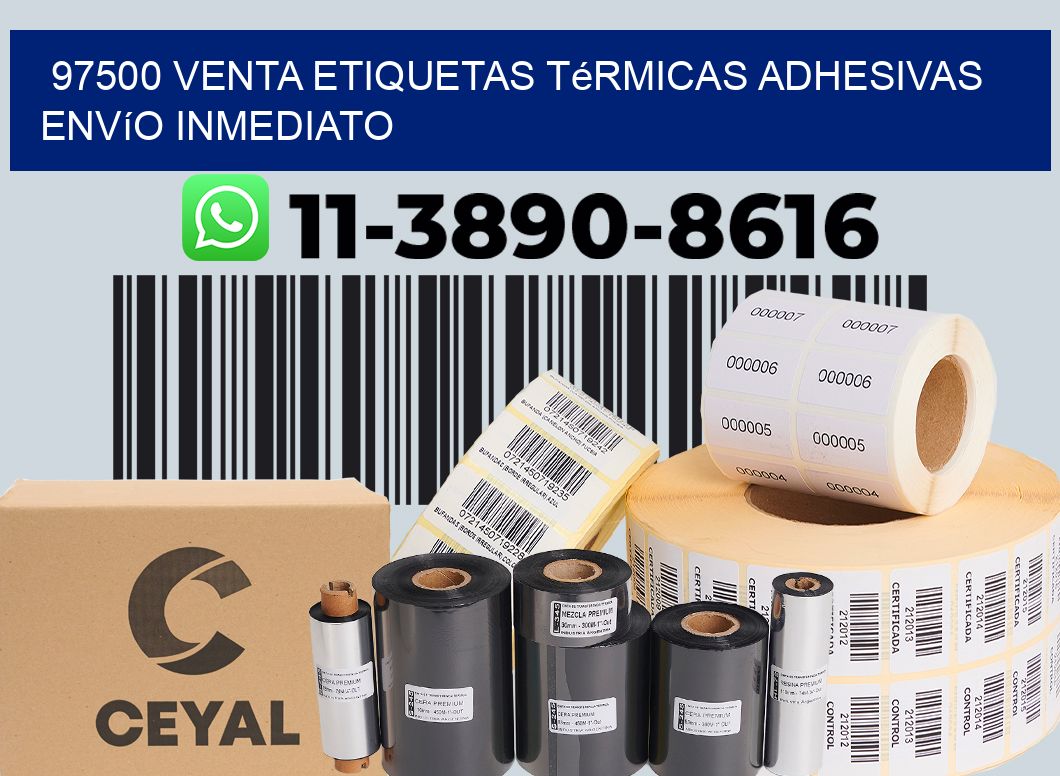 97500 venta etiquetas térmicas adhesivas envío inmediato