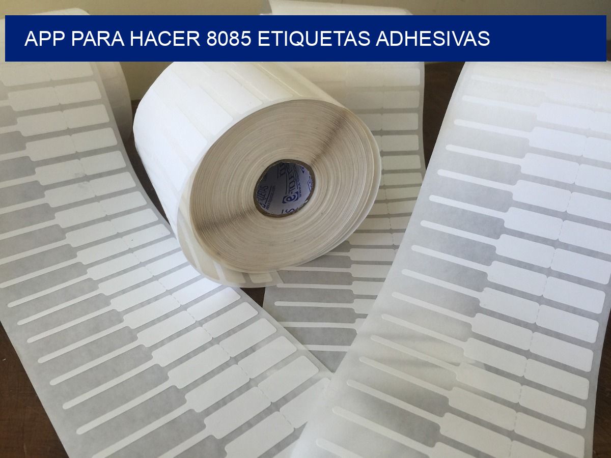 App para hacer 8085 etiquetas adhesivas