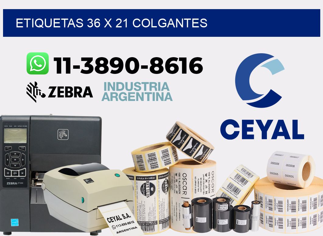 etiquetas 36 x 21 colgantes