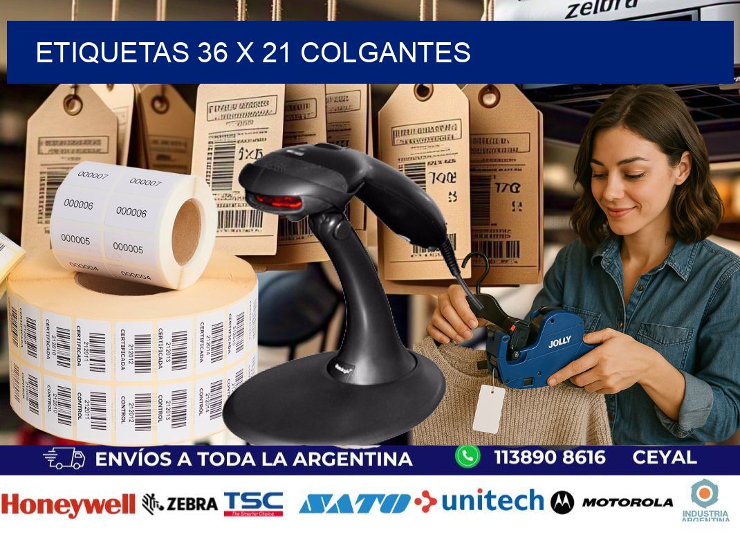 etiquetas 36 x 21 colgantes