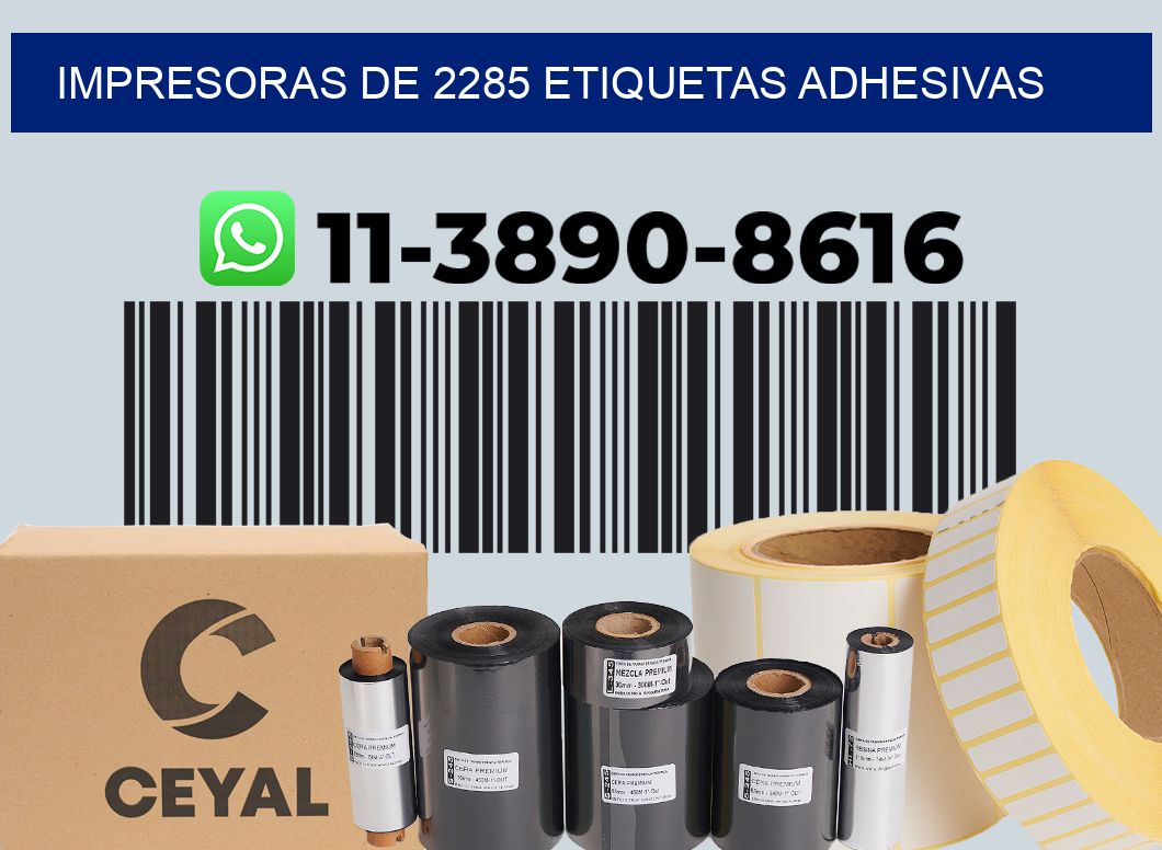 impresoras de 2285 etiquetas adhesivas