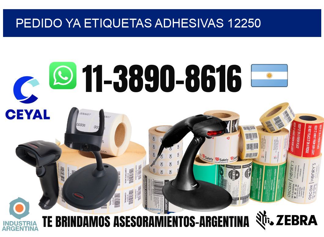 pedido ya etiquetas adhesivas 12250