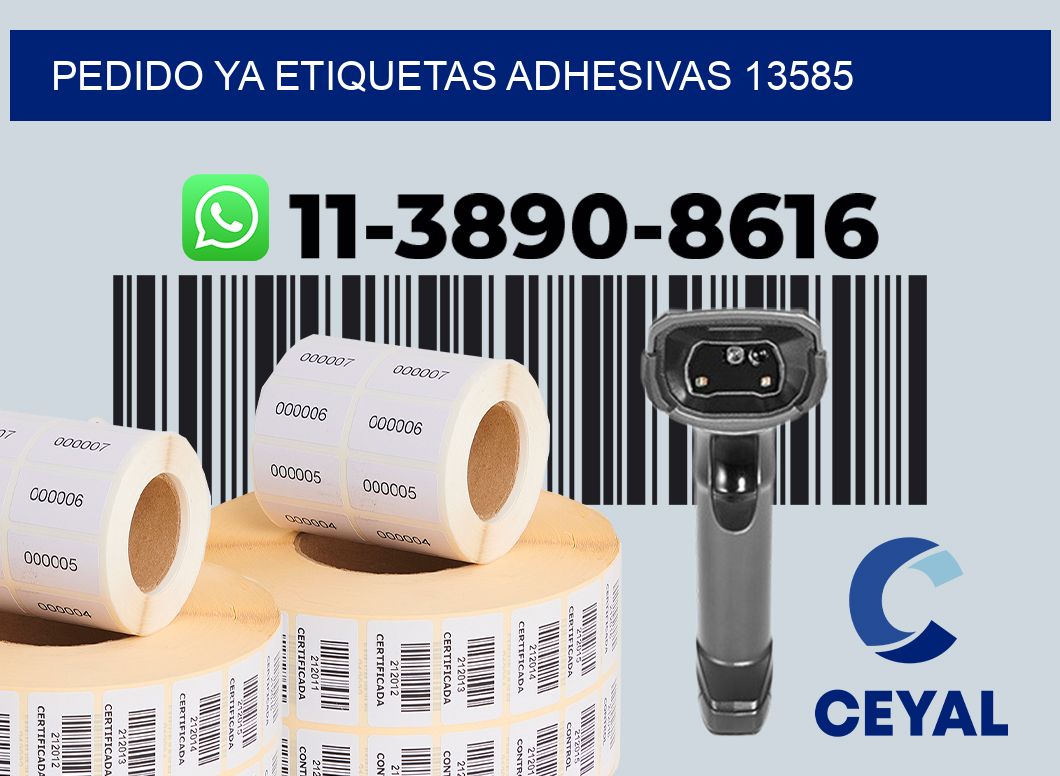 pedido ya etiquetas adhesivas 13585