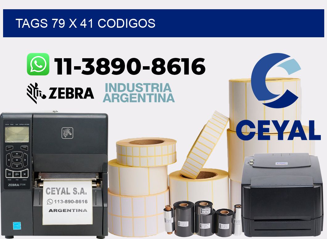 tags 79 x 41 codigos