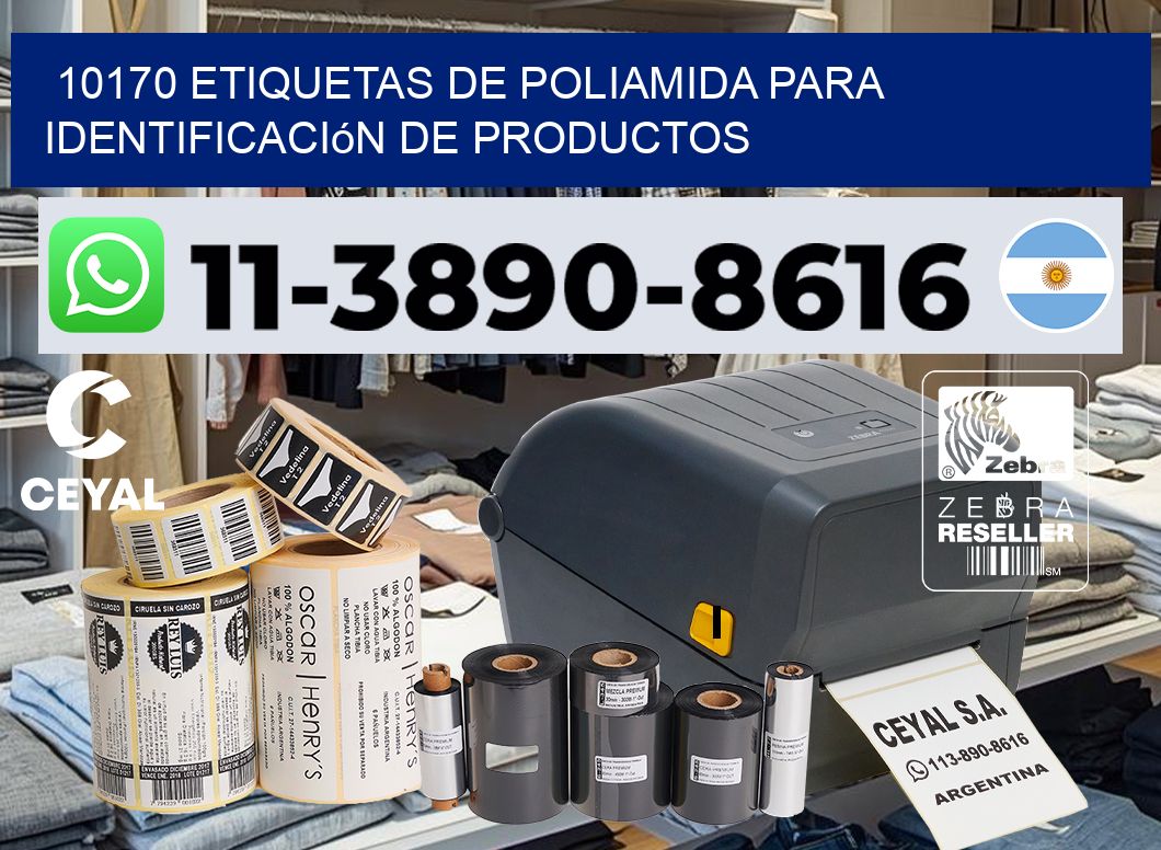 10170 Etiquetas de poliamida para identificación de productos