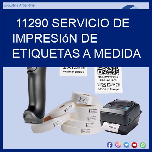11290 Servicio de impresión de etiquetas a medida