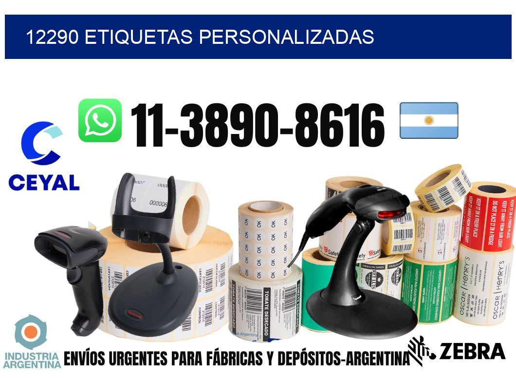 12290 etiquetas personalizadas