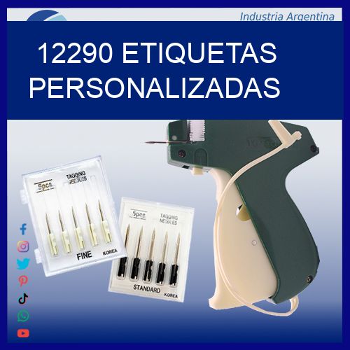 12290 etiquetas personalizadas