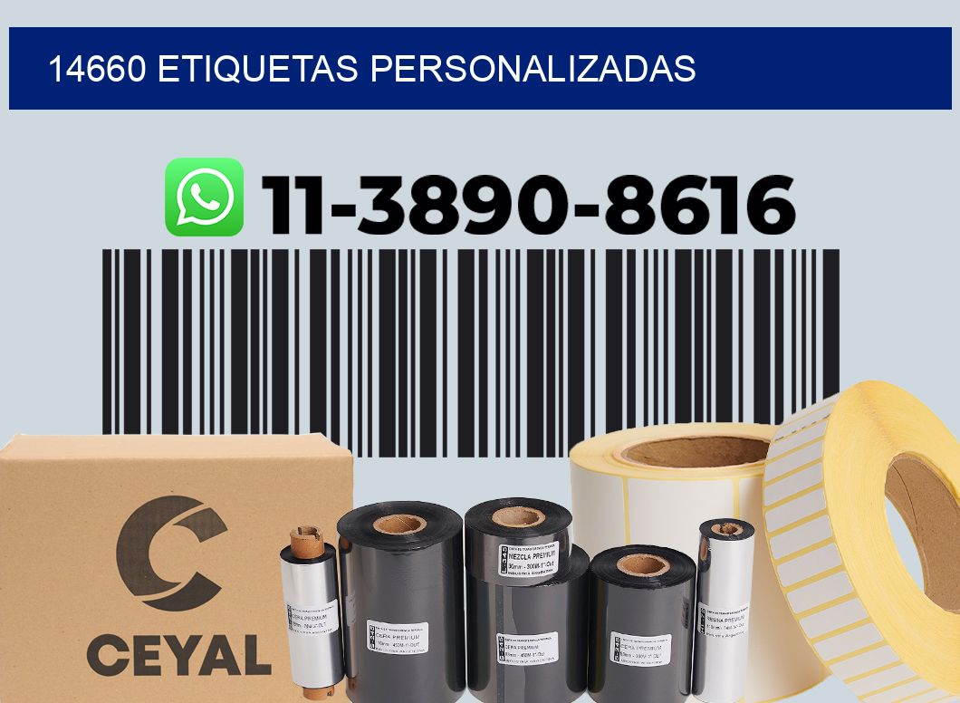 14660 etiquetas personalizadas