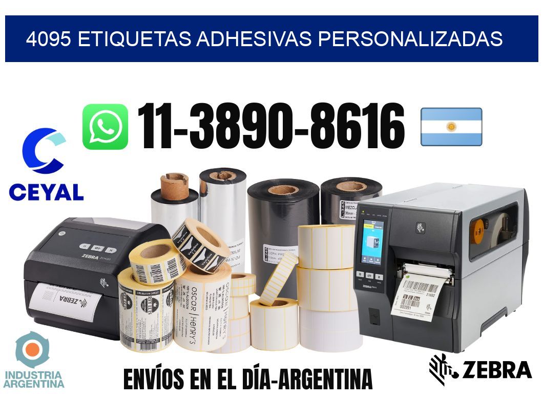 4095 Etiquetas adhesivas personalizadas