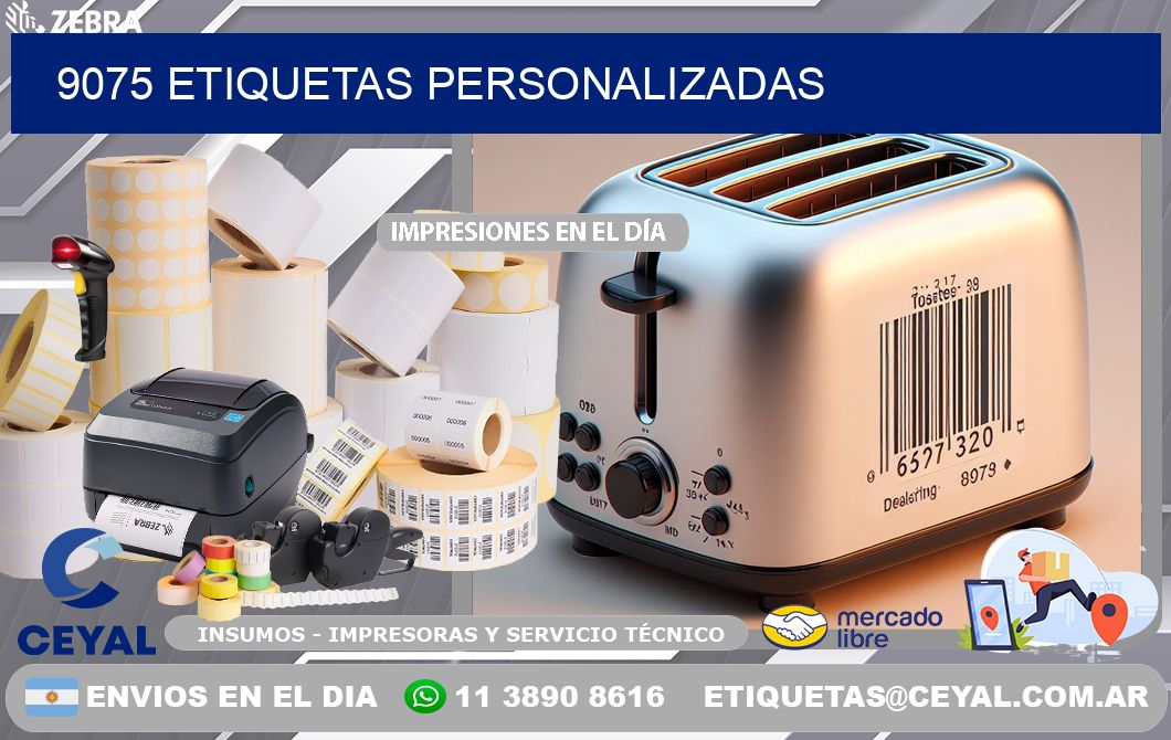 9075 etiquetas personalizadas
