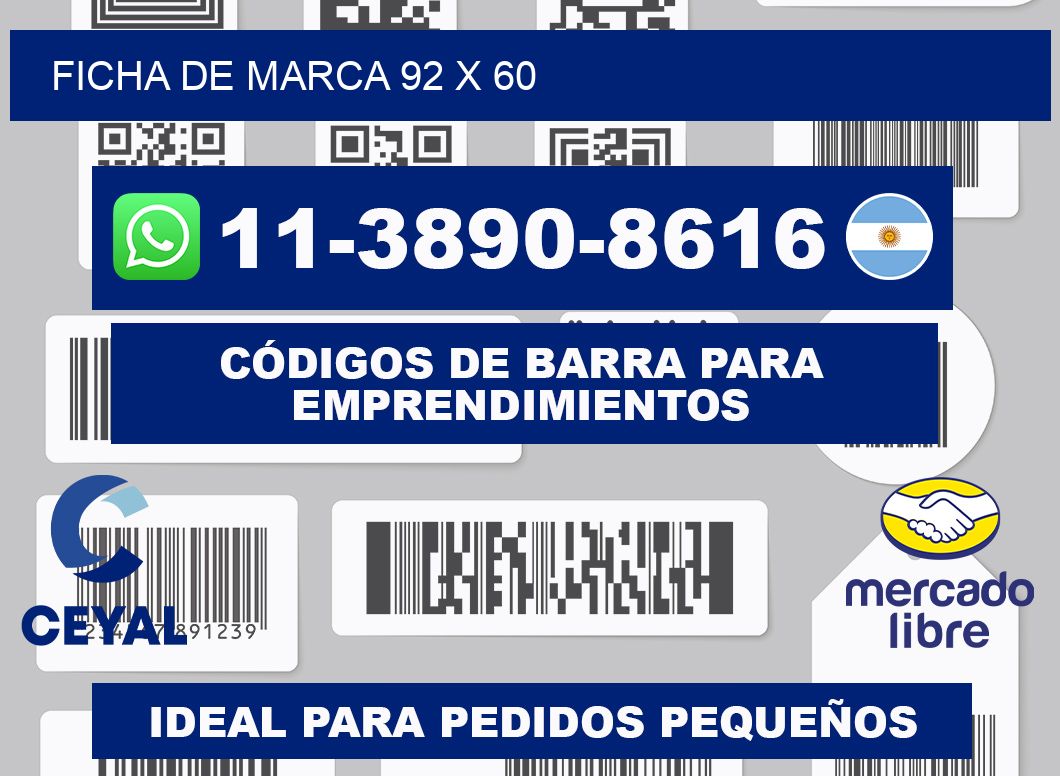 Ficha de marca 92 x 60
