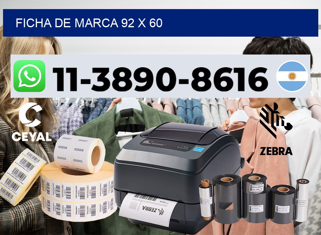Ficha de marca 92 x 60