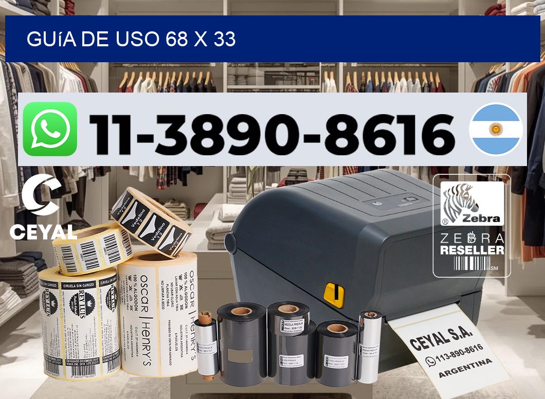 Guía de uso 68 x 33