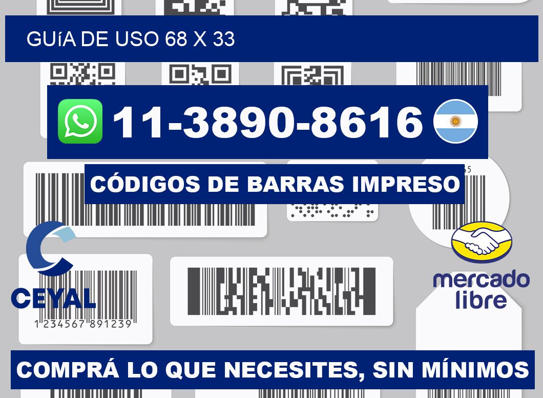 Guía de uso 68 x 33