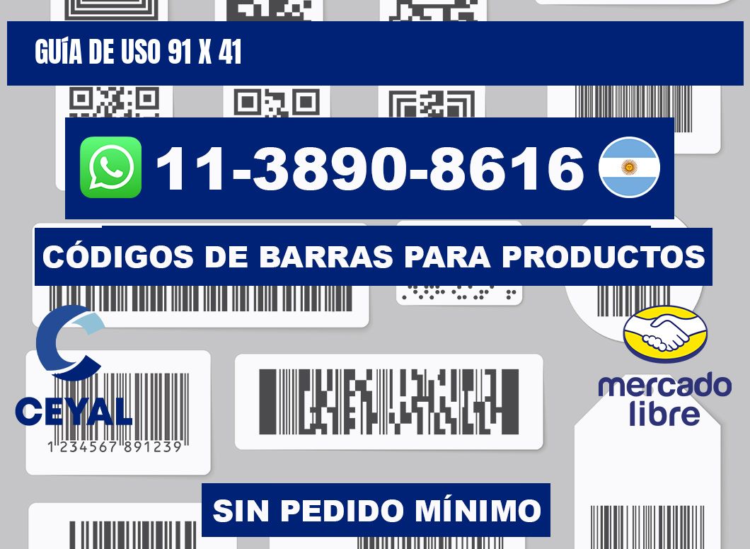 Guía de uso 91 x 41