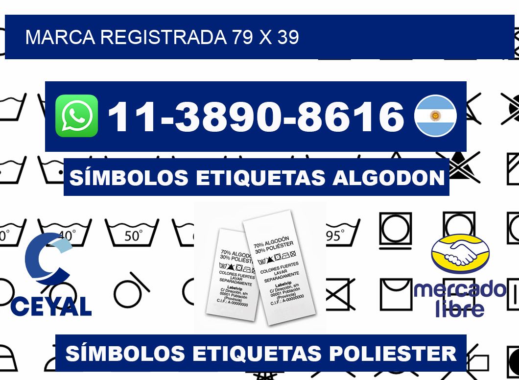 Marca registrada 79 x 39