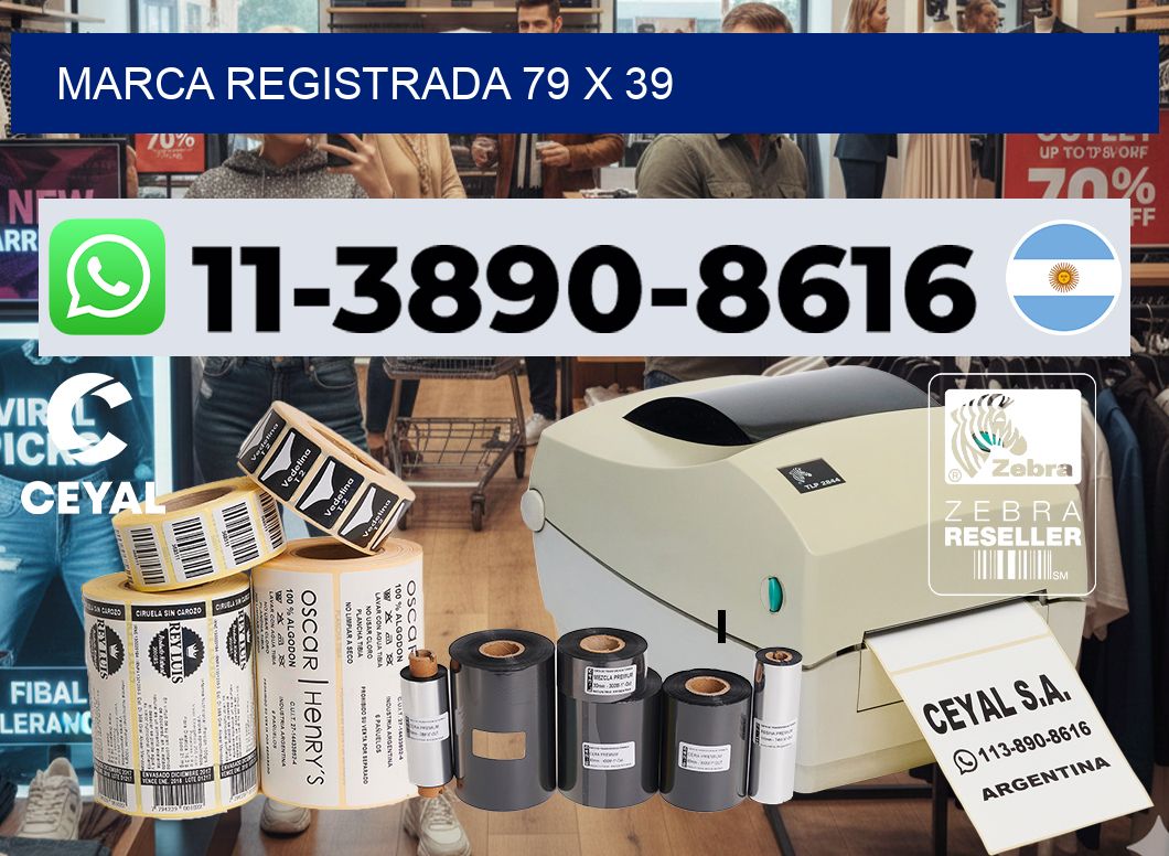 Marca registrada 79 x 39