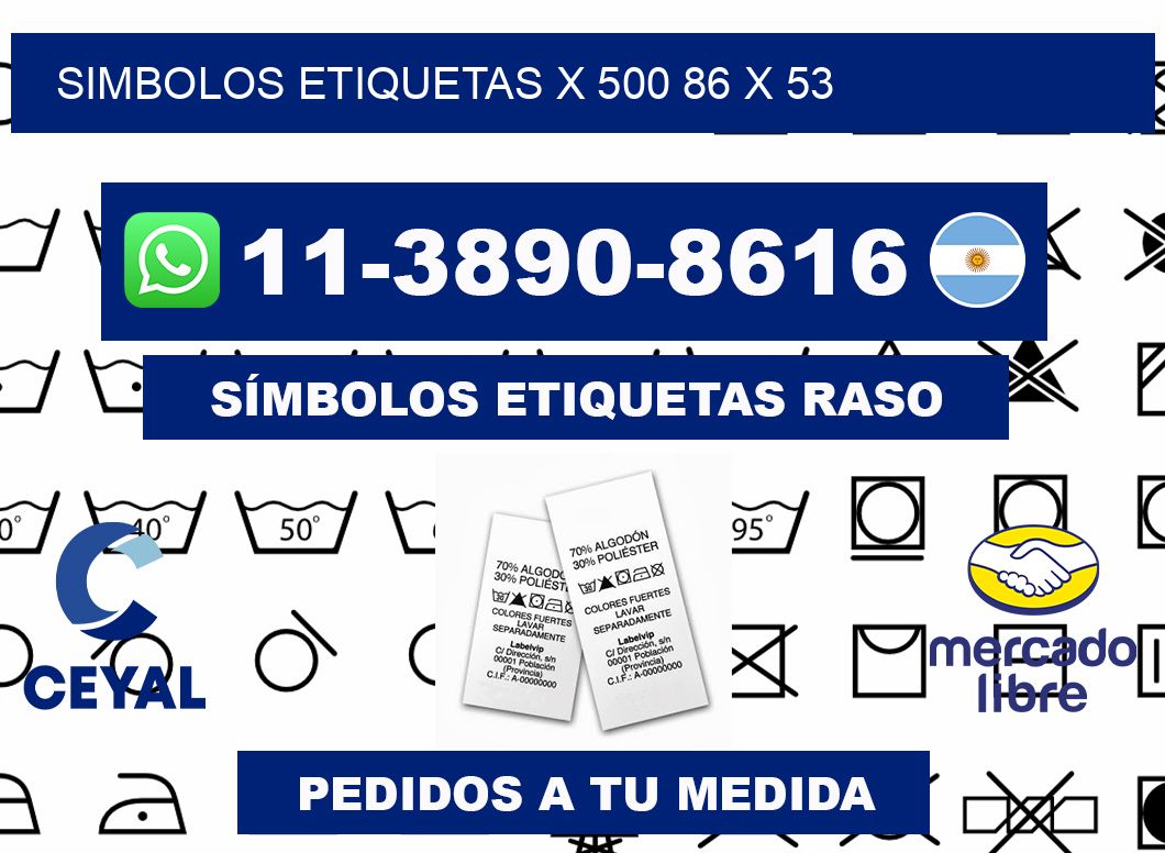 SIMBOLOS ETIQUETAS X 500 86 x 53