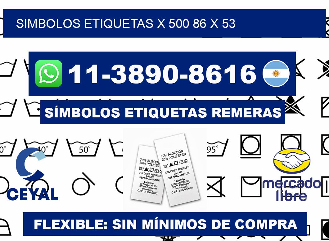 SIMBOLOS ETIQUETAS X 500 86 x 53