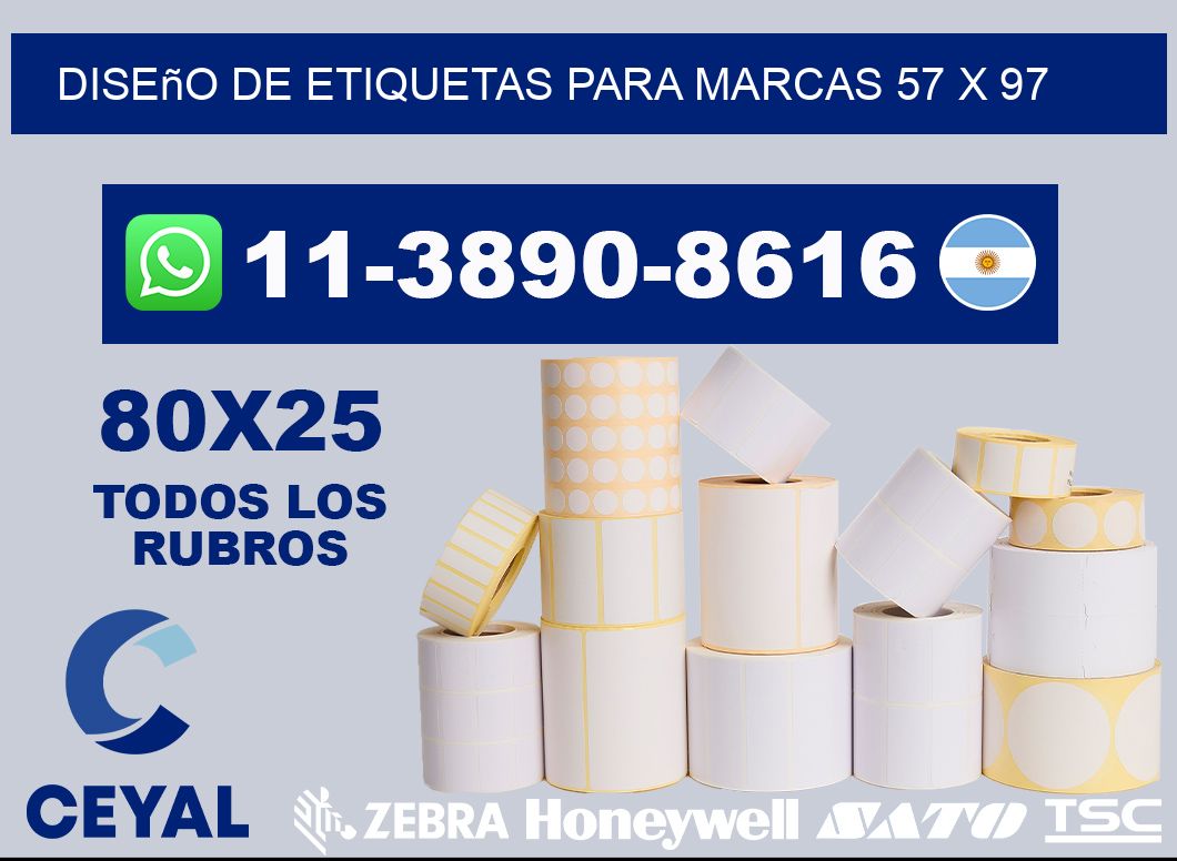 diseño de etiquetas para marcas 57 x 97