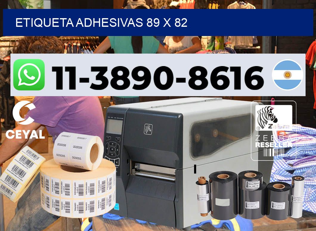 etiqueta adhesivas 89 x 82