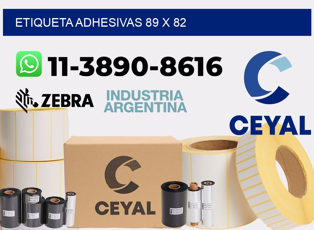 etiqueta adhesivas 89 x 82