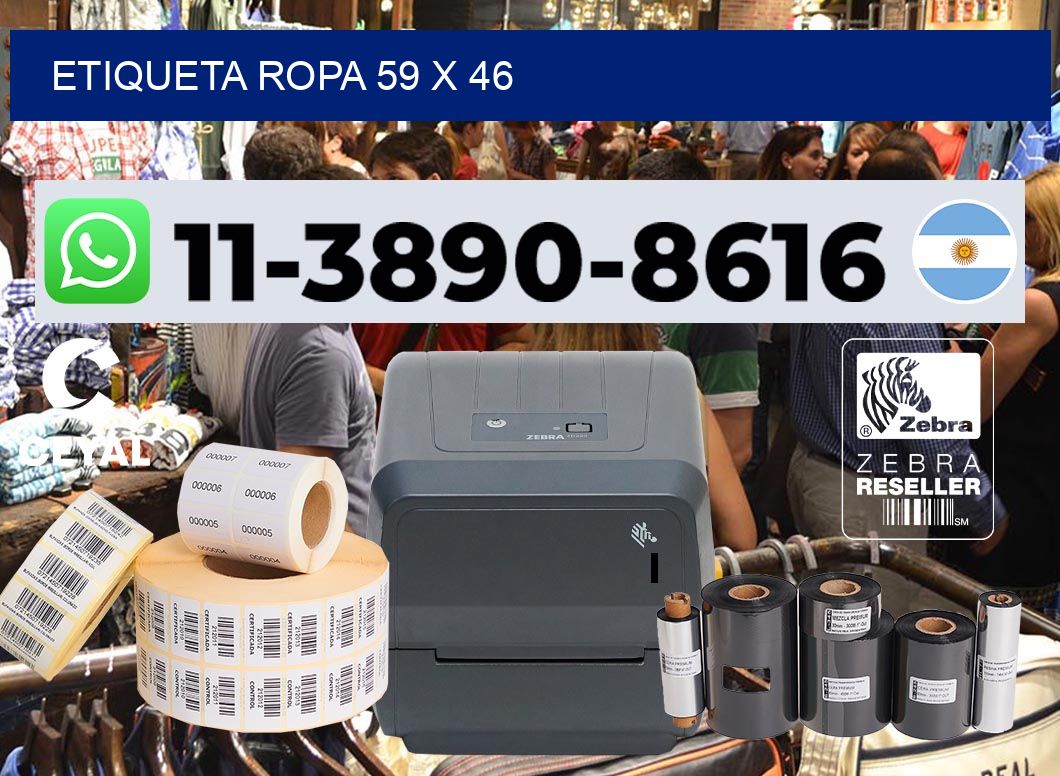 etiqueta ropa 59 x 46