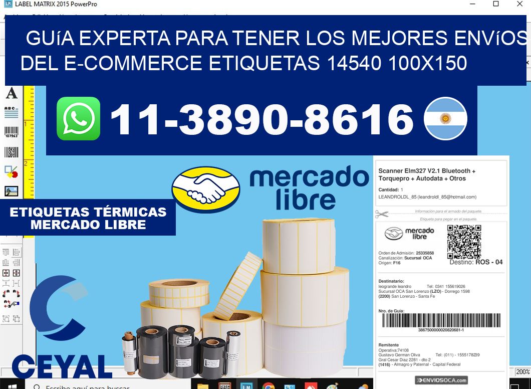 Guía experta para tener los mejores envíos del e-commerce etiquetas 14540 100x150
