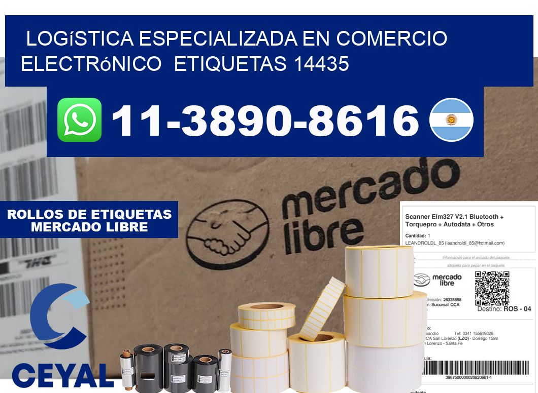 Logística especializada en comercio electrónico  etiquetas 14435